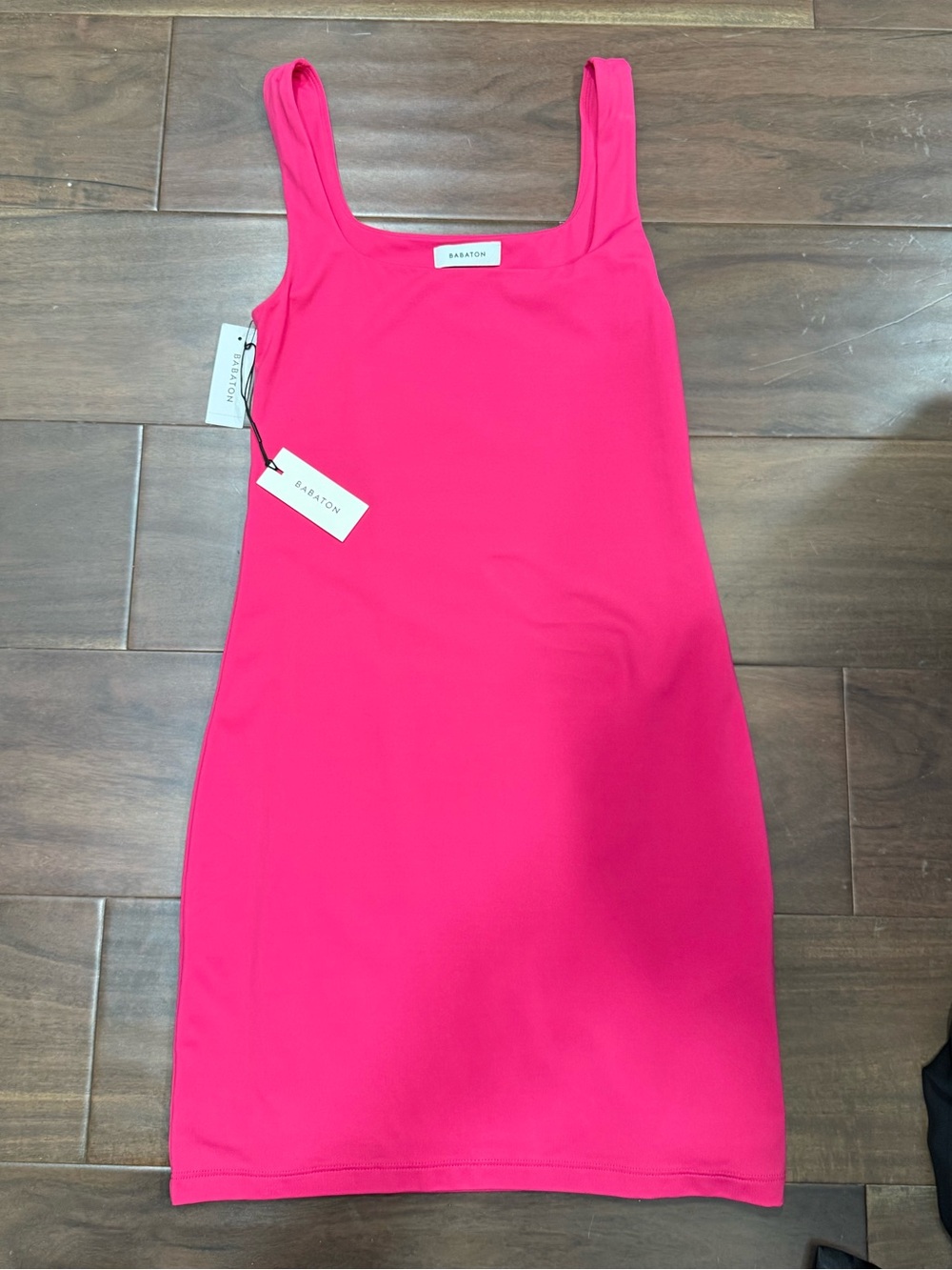 Babaton Hot Pink Babaton Mini Dress Small